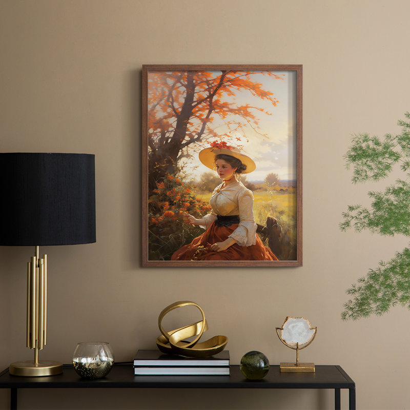 Series DCCCXLI Framed Print - Solid Wood, Walnut, 21" H x 17" W