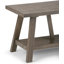Banc de rangement en bois Dylan
