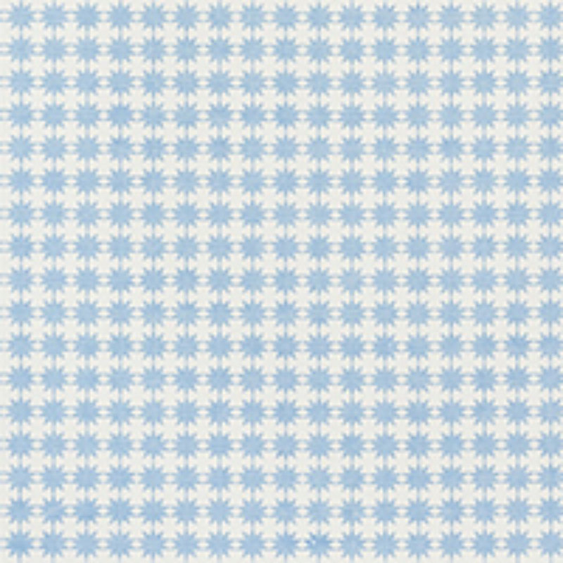 Schumacher x Studio Bon Stella Fabric, Chambray