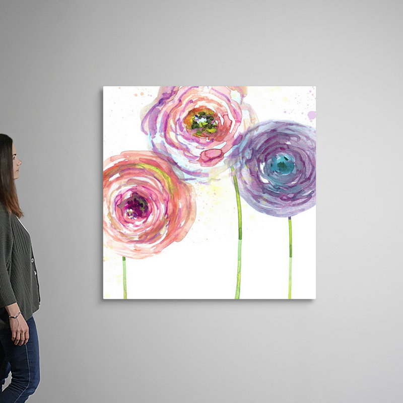 Summer Fields II - reproduction d'art sur toile, Toile tendue, H 48 po x l 48 po x P 1,25 po