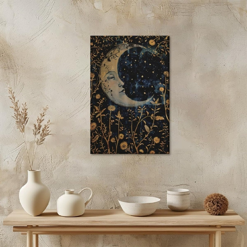 Art mural foncé sans cadre, 8 x 12