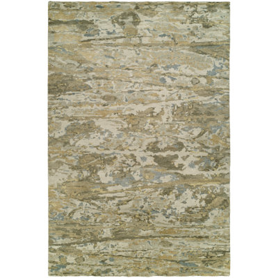 Shami Wool Camouflage Area Rug