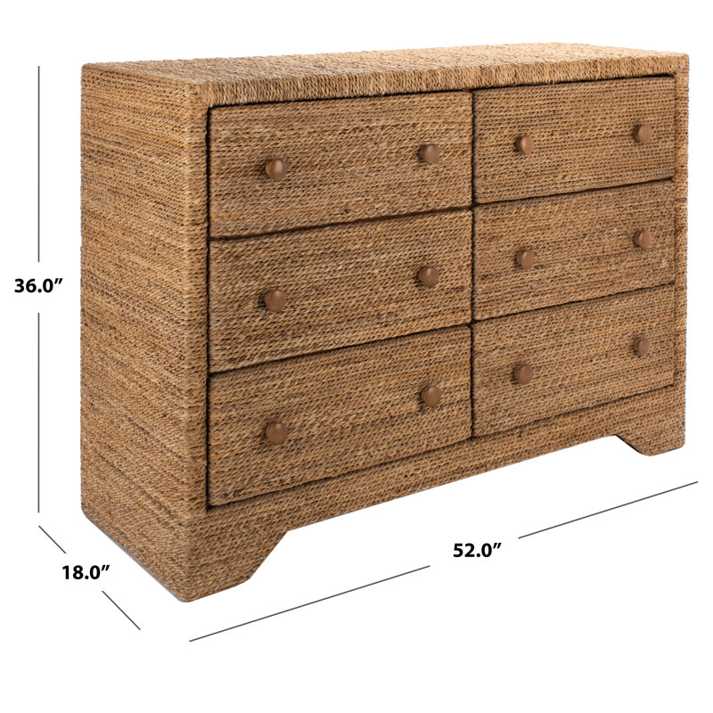 Commode double l 6 tiroirs Quinter