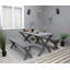Edgerton 4 - Person Wood Patio Dining Set with Rectangular Table-86134595