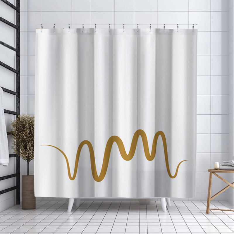 Rideau de douche Coco, Moutarde