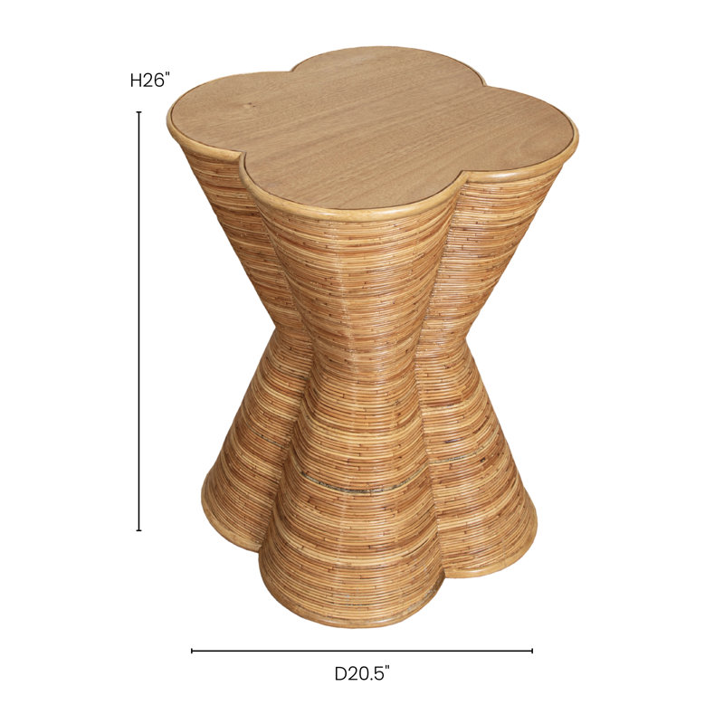 Block End Table, Natural