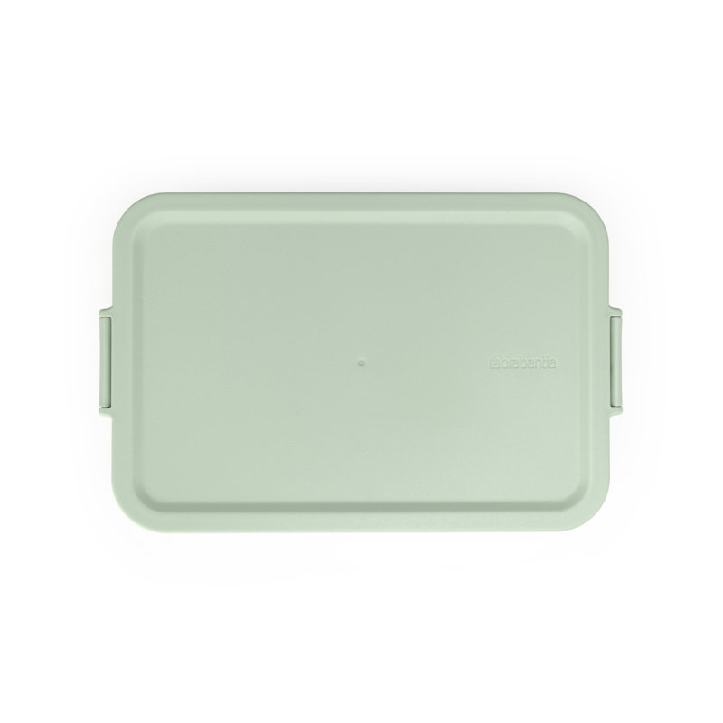 Brabantia Make & Take Lunch Box, Flat, Jade Green