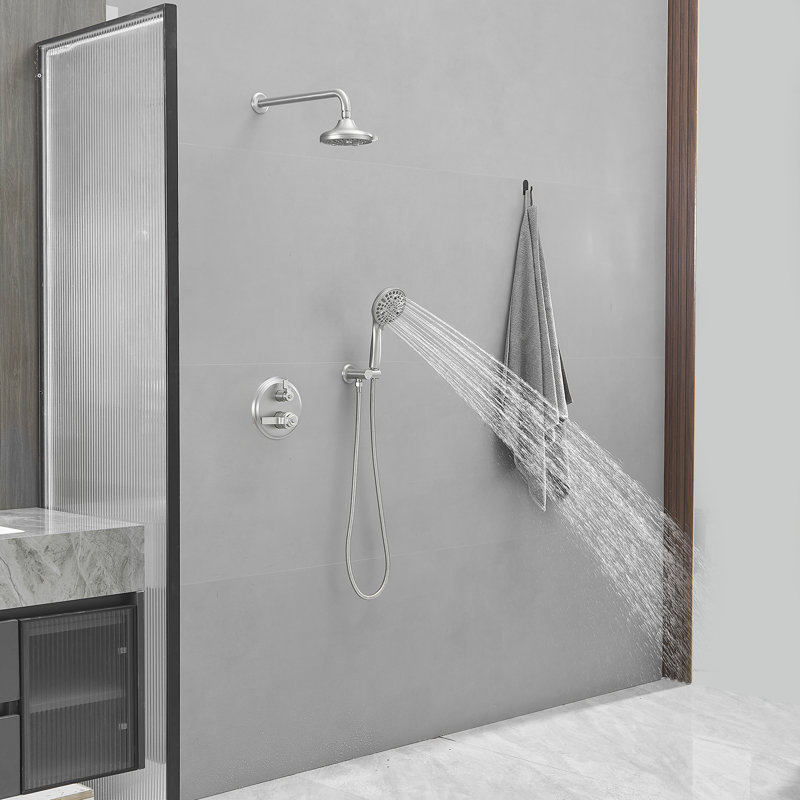 Pressure-Balanced (Temperature And Volume) Shower Faucet