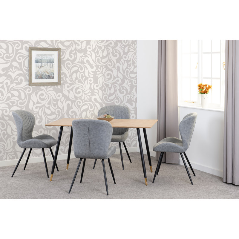 Aalisa 4 - Person Dining Set, Grey