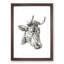 An Illustration Of A Cow by Jean Bernard - Single Picture Frame Print-55545249-55545248