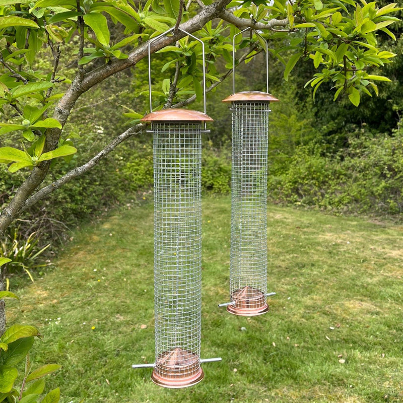 Englund Metal Hanging Tube Bird Feeder