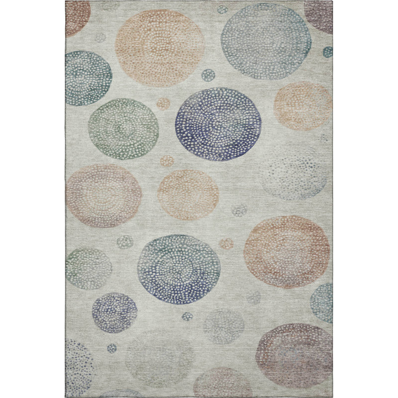 Premium Machine Washable Farolt AMF1897 Geometric Rug, Rectangle 2'6" x 3'10"