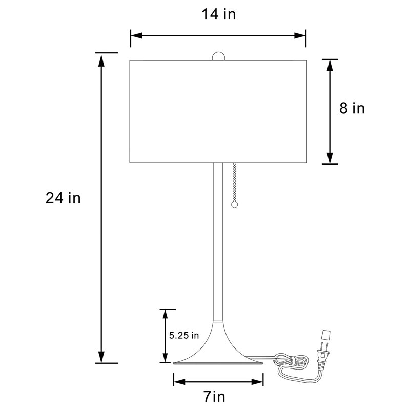 Metal Table Lamp