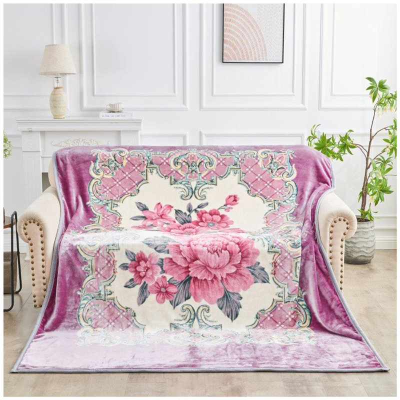 Standard Throw Blanket, 6KG, Lavender Elegance