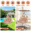 Chaise de jardin spacieuse en acier