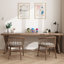 Bureau moderne et simple en bois massif-2040431012