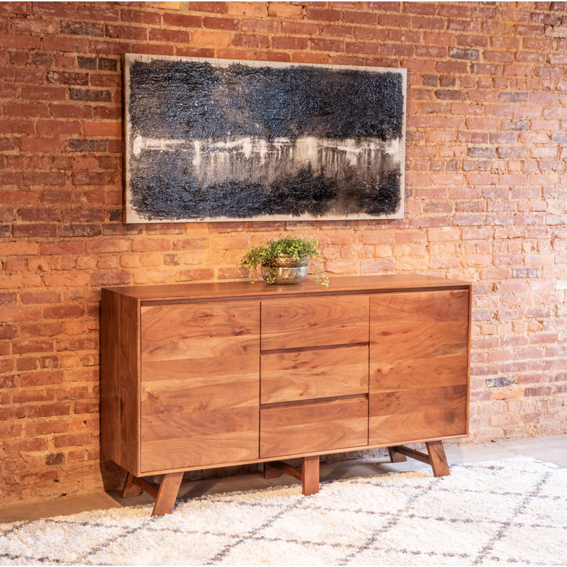 Stavanger 68'' W Solid Wood Sideboard