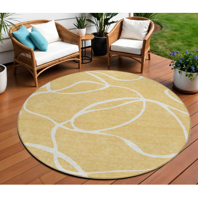 Tapis rond 8 po