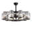 Ferris 36'' 10 - Light Dimmable Crystal Ceiling Fan with LED Lights and Remote Control-493983253