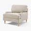 Bernard Upholstered Chenille Armchair-149900656