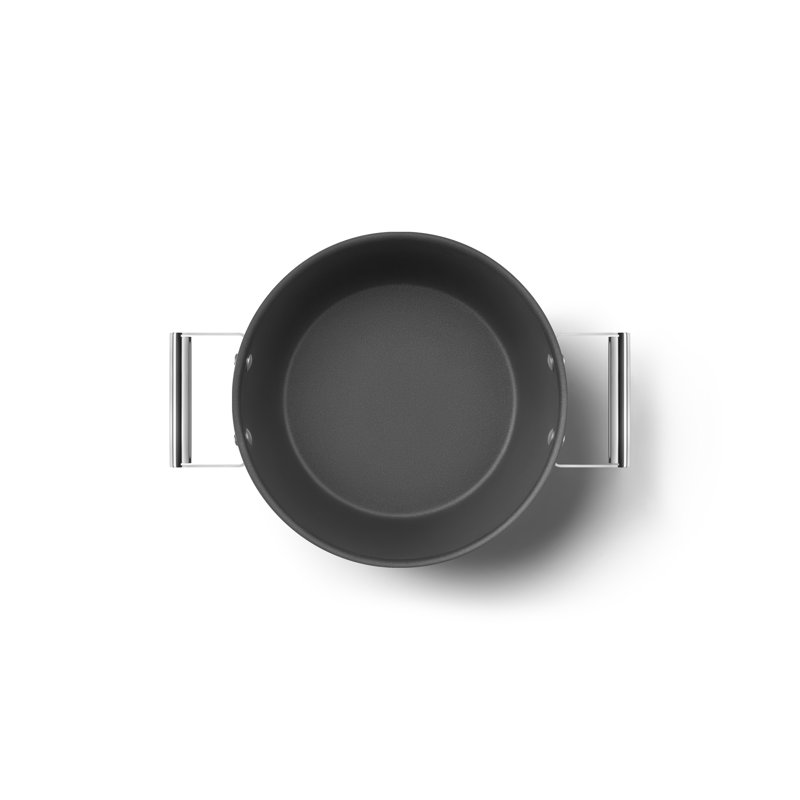 SMEG Casserole Dish w/ Lid, Black, 8.1365 qt.