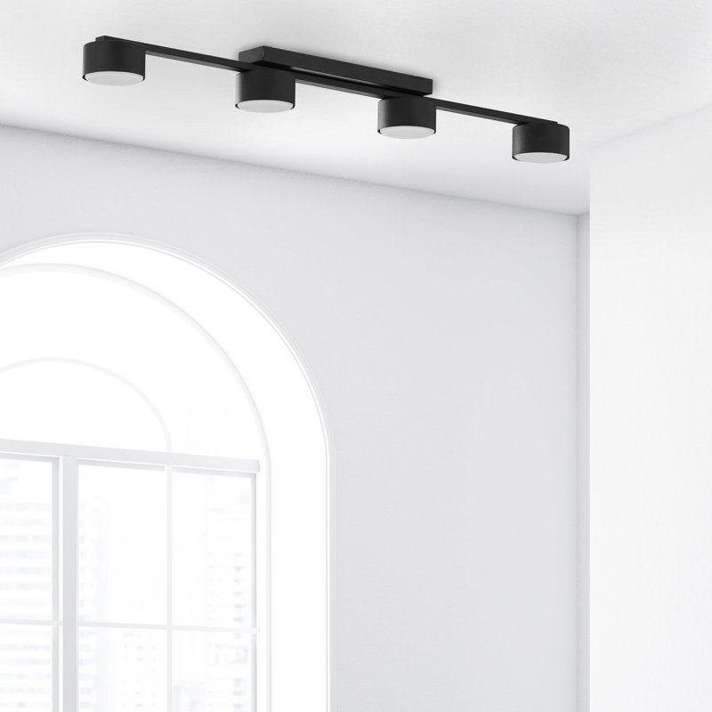 Dallas Flush Mount, Black