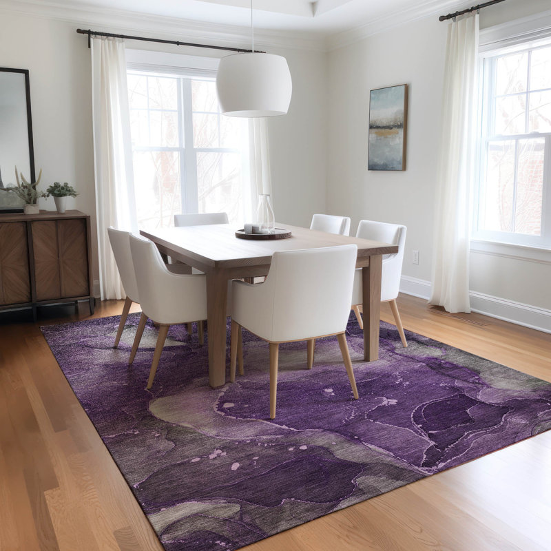 Tapis intérieur / extérieur Bidatsch avec envers antidérapant, Rectangle de 10 pi x 14 pi