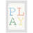 Colour Play - Single Picture Frame Print-1254924132