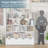 49.4" 5-Tier Cube Storage Bookcase With 4 Drawers,Open Bookshelves