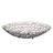 Keenin Decorative Metal Tray with Mesh Design and Ball Support,Gold and Black