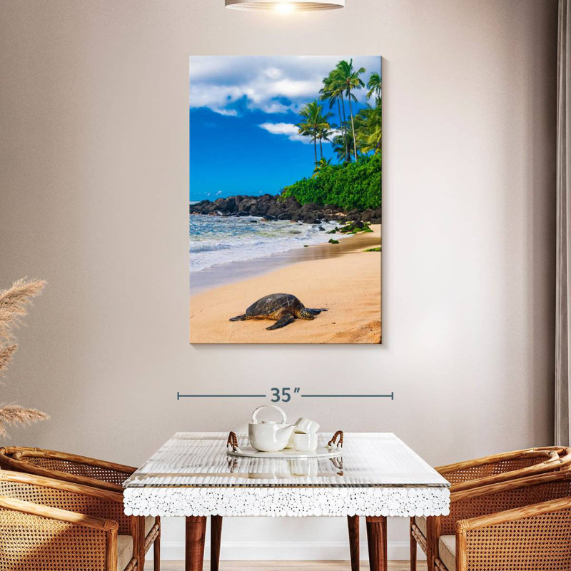 Brampt Honu Sea Turtle, 48" H x 32" W