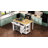47 Inch Extendable Kitchen Island With Dining Table, Internal Storage, And Power Outlets For Modern Kitchens-16598870