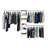 SuiteSymphony 72" W - 108" W Closet System Kit with Top Shelves-19958955