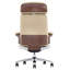 Fauteuil de direction ergonomique en cuir véritable-87214426
