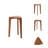 Mahelet Solid Wood Nesting Tables