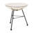 Modern and stylish side table with tempered glass top-1300078094