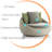 Leisure Courtyard PE Rattan Patio Lounge Chair Wicker Outdoor Armless Lounge Chair-100937011-100937012