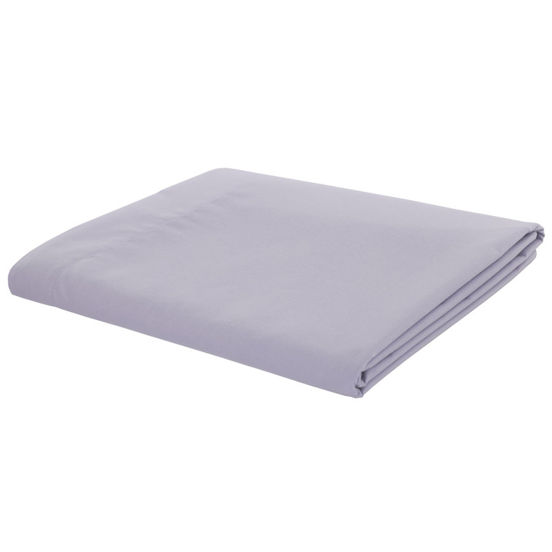 Easy Iron Percale Flat Sheet, Super King (6'), Cream