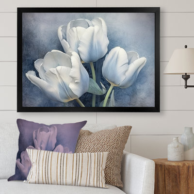 Tulipes Simplicity Sapphire II sur toile