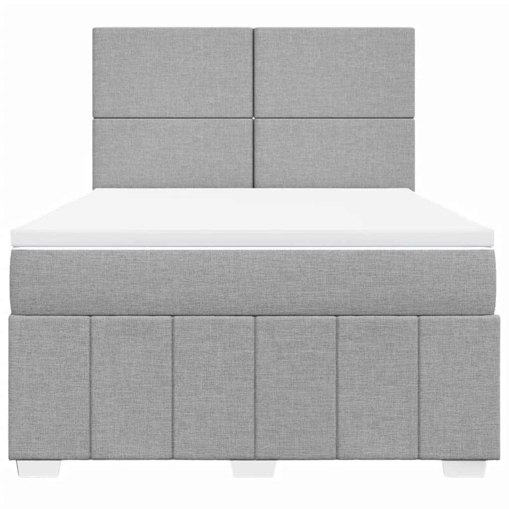 Vidaxl Boxspringbett mit Matratze Schwarz 200x200 cm Samt