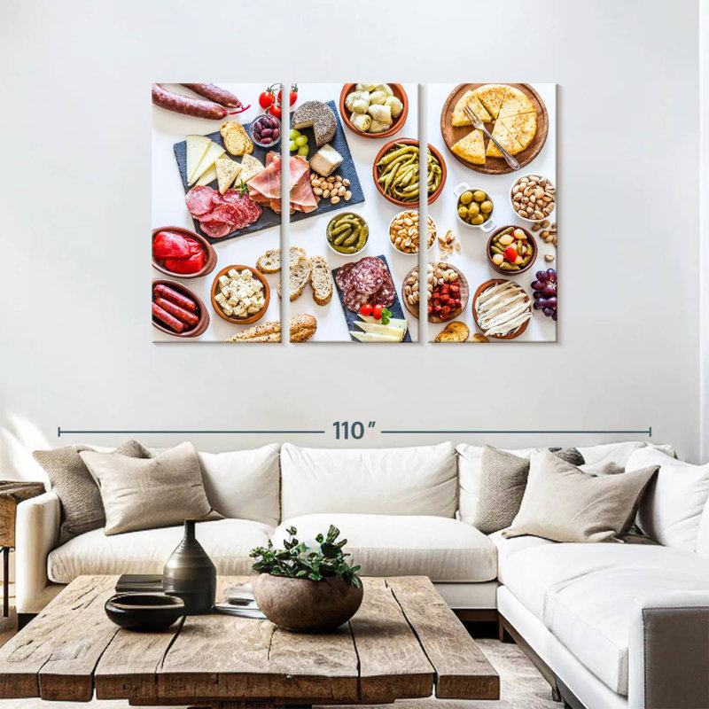 Tapas de style espagnol Yarlin, H 48 po x l 74 po