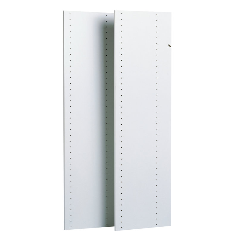 Panneau vertical quadrillé, blanc, H 48 po x l 14 po x P 0,63 po