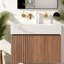 Meuble-lavabo moderne (doit inclure le meuble-lavabo et le lavabo) avec rangement