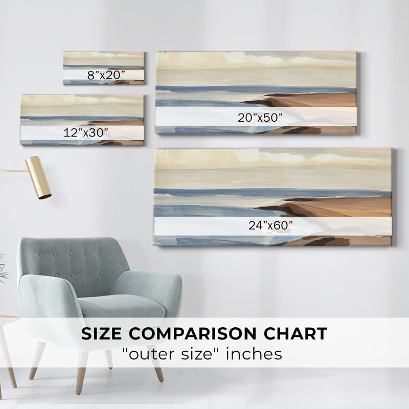 Shore Days II - reproduction d'art sur toile tendue