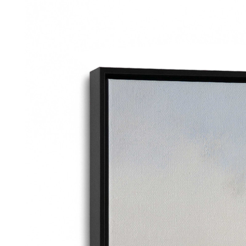 Impression sur toile Mute Countryside Serenity II, Cadre flottant noir satiné, H 18,75 po x l 12,75 po x P 1,75 po