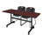Nicklos Flip-Top Training Nesting Table, 2 Zeng Stack Chairs-32668092-32668108