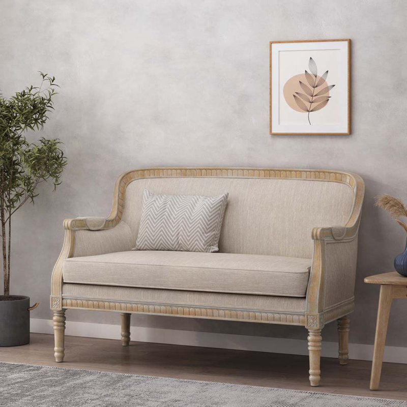 Canapé 49,75 po, Beige brun