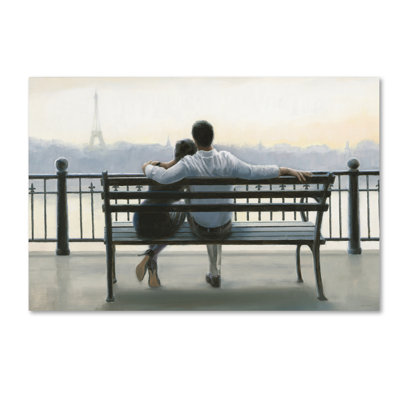 Netta 'Parisian Afternoon' Print on Wrapped Canvas