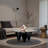 Creative Hexagonal Fiberglass Steel Coffee Table