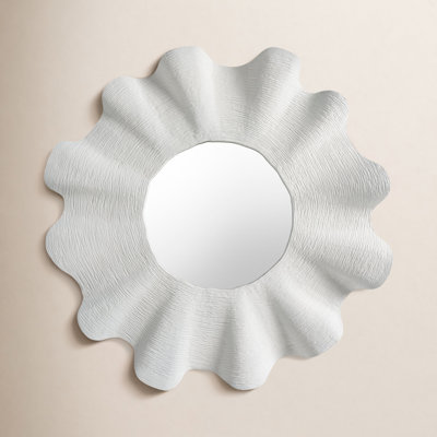 Weekender Aluminum Round Wall Mirror